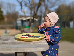 Gro&szlig;e Freude &uuml;ber das neue Spielger&auml;t herrschte bei den Bebraspatzen