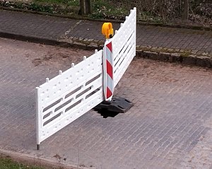 Erdfall oder nicht? - das war die Frage in Auleben