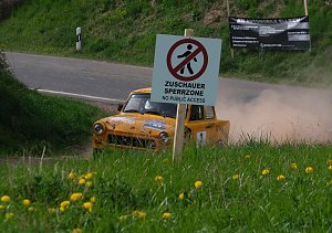 Roland Rallye gestern vor den Toren Nordhausens