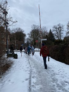 Diverse Bilder des Hainleite-Wandervereins zu den Wanderungen im Januar