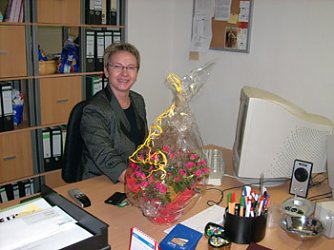 MDB Kersten Naumann in der neuen Gesch&auml;ftsstelle (Foto: Karl-Heinz Herrmann)