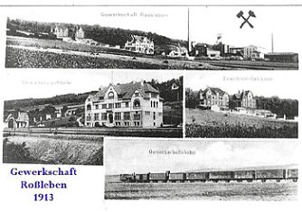 Schacht Ro&szlig;leben 1913 (Foto: Archiv Hans-J&uuml;rgen Schmidt)