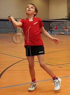 Badmintonknirpse messen sich in M&uuml;hlhausen (Foto: Andreas Reich)