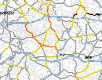 Betroffen sind vor allem die B 4 und die B 247 (Foto: nnz)