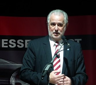 Reinholz bei Ansprache (Foto: nnz)