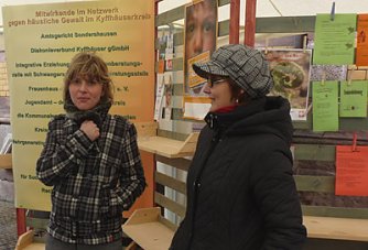 Infostand Netzwerk (Foto: Karl-Heinz Herrmann)