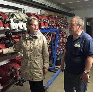 Bundestagsabgeordnete besuchte FTZ in Artern (Foto: Wahlkreisb&uuml;ro Kersten Steinke)