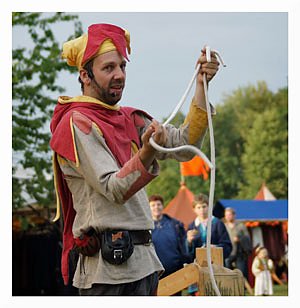 Mittelalterliches Kinderfest auf dem Kyffh&auml;user-Denkmal� (Foto: Stadtmarketing Bad Frankenhausen)