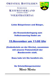 "Ihr Standpunkt interessiert" und Kranzniederlegung (Foto: Privat)