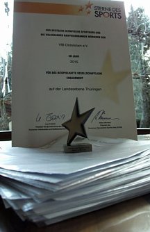 Der Stern des Sports 2015 machte es m&ouml;glich (Foto: Privat)
