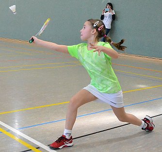 Landeseinzelmeisterschaften AK09 im Badminton (Foto: Andreas Reich)