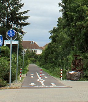 Unstrut-Werra-Radweg kurzzeitig gesperrt (Foto: Karl-Heinz Herrmann)