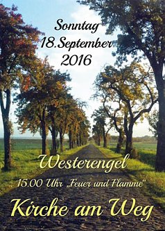 "Feuer und Flamme" in Westerengel (Foto: Evanglischer Kirchenkreis)