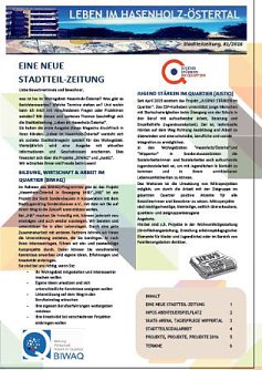 Die erste Stadtteilzeitung ist da!!! (Foto: Stadtjugendring Sondershausen)