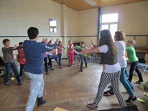 Sicherheitstraining f&uuml;r Kinder im JuST (Foto: Just)