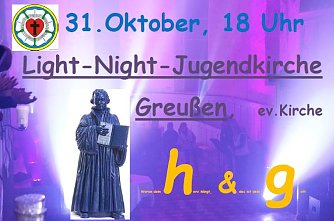 Light-Night-Jugendkirche in Greu&szlig;en (Foto: Evanglischer Kirchenkreis)