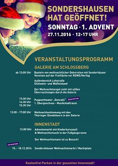 Sondershausen hat ge&ouml;ffnet! (Foto: Stadt Sondershausen)