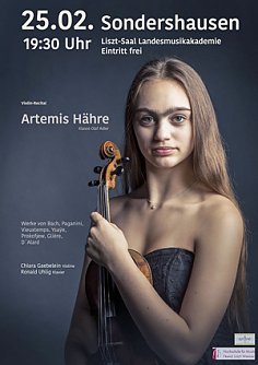 Violin-Recital im Marstall (Foto: Musikgymnasium Schloss Belvedere)