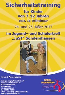 Sicherheitstraining f&uuml;r Kinder (Foto: JUST Sondershausen)