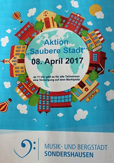 Aktion Saubere Stadt 2017 (Foto: Stadt Sondershausen)