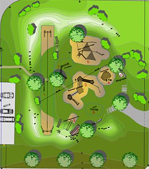 Gestaltungsplan Spielplatz (Foto: Stadt Bad Frankenhausen)