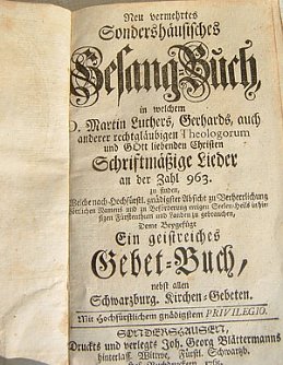 Gesangsbuch entdeckt (Foto: Hans-J&uuml;rgen Schmidt)