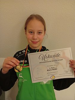 Klara Heller holte sich den Sieg.  (Foto: David Heller )