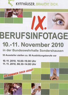 Berufsinfotage (Foto: Landratsamt Kyffh&auml;userkreis)
