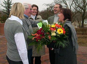 Begr&uuml;&szlig;ung Ute Freudenberg (Foto: Karl-Heinz Herrmann)