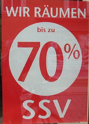 Sommerschlussverkauf Sondershausen (Foto: Karl-Heinz Herrmann)