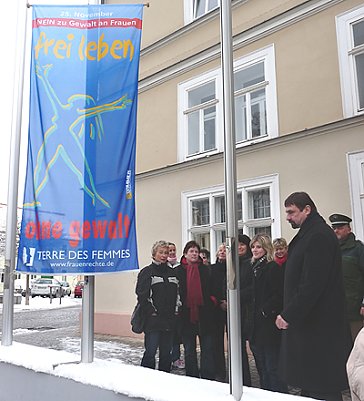 Fahnenaktion 2008 (Foto: Karl-Heinz Herrmann)