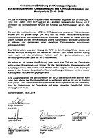 Gemeinsame Erkl&auml;rung (Foto: Landratsamt Kyffh&auml;userkreis)