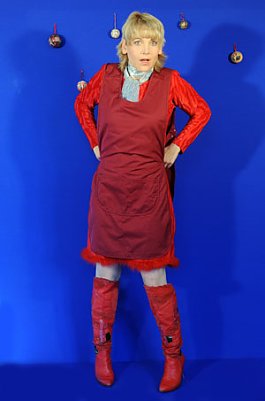 Weihnachtskabarett mit Andrea Kulka (Foto: Regionalmusem Bad Frankenhausen)