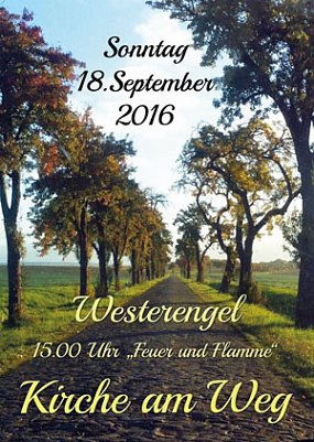 "Feuer und Flamme" in Westerengel (Foto: Evanglischer Kirchenkreis)