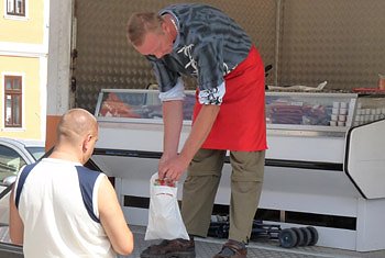 Marktschreier in Sondershausen (Foto: Karl-Heinz Herrmann)