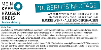 BerufsInfotage in Vorbereitung Foto: Landratsamt Kyffh&auml;userkreis