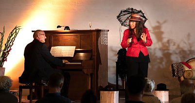 Duo "con emotione" gastieren im Regionalmuseum in Bad Frankenhausen Foto: Matthias Wolf