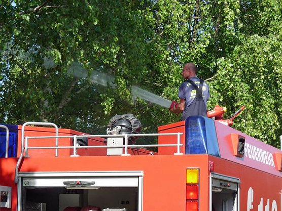 Einsatz in Neuheide (Foto: Karl-Heinz Herrmann)