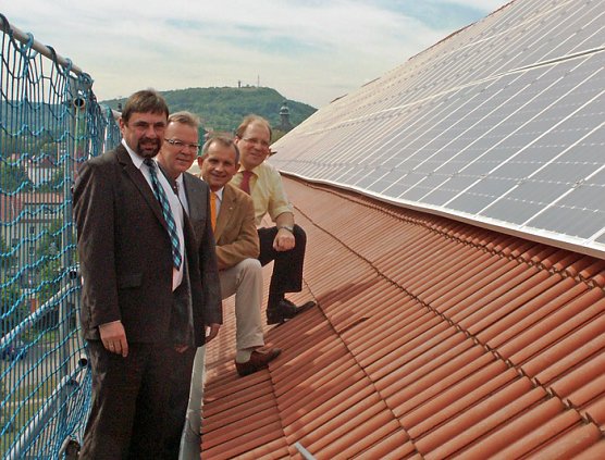 Solar Dach (Foto: Stadtwerke Sondershausen)