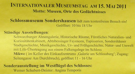 Museumstag in Sondershausen (Foto: Karl-Heinz Herrmann)