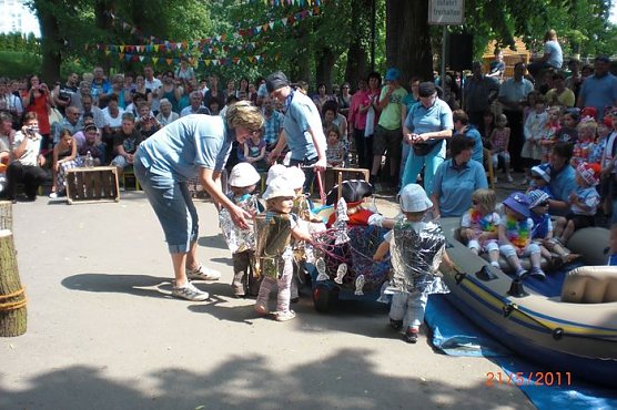 "EINE SEEFAHRT DIE IST LUSTIG�����." (Foto: Kindervilla Bad Frankenhausen)