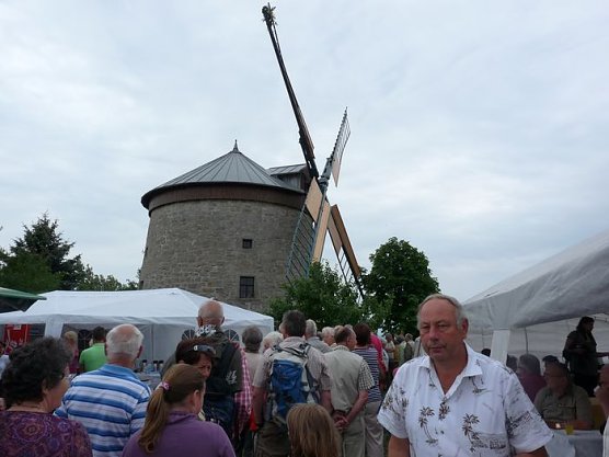 Gedr&auml;nge an der M&uuml;hle (Foto: Karl-Heinz Herrmann)