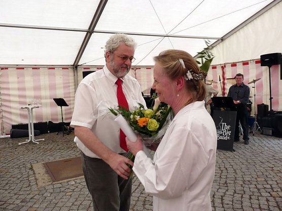 Erweiterungsbau &uuml;bergeben (Foto: Karl-Heinz Herrmann)