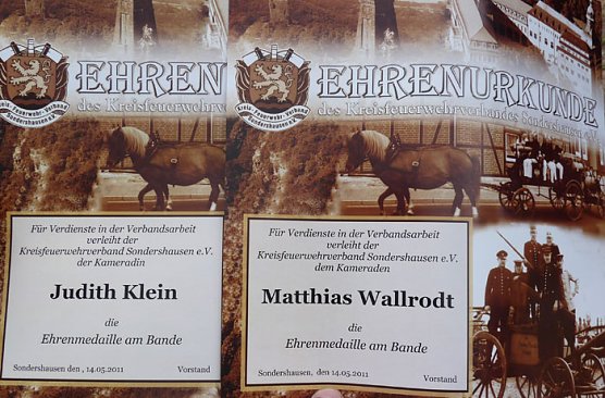 Kameraden ausgezeichnet (Foto: Karl-Heinz Herrmann)