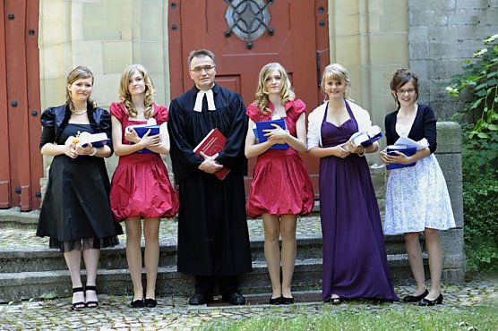 Das erste Abendmahl (Foto: Barbara M&auml;der)