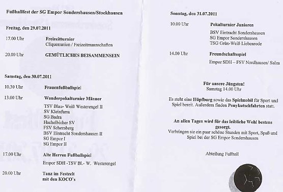 Fu&szlig;ballfest gestartet (Foto: Karl-Heinz Herrmann)