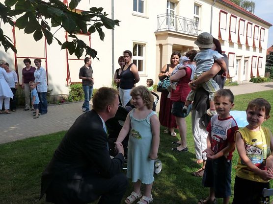 Matschie in Kita (Foto: Karl-Heinz Herrmann) Matschie in Kita (Foto: Karl-Heinz Herrmann)