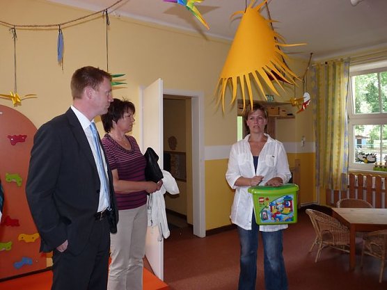 Matschie in Kita (Foto: Karl-Heinz Herrmann) Matschie in Kita (Foto: Karl-Heinz Herrmann)