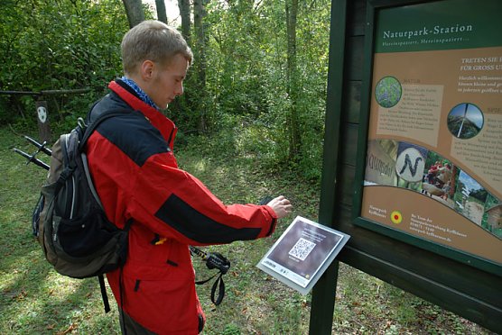 Kyffh&auml;userweg mit QR Codes erlebbar (Foto: Naturpark Kyffh&auml;user)