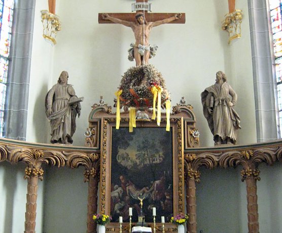 Erntekrone übergeben (Foto: Karla Kreyer) Erntekrone übergeben (Foto: Karla Kreyer)